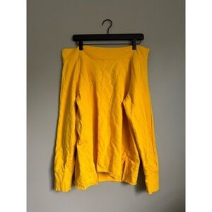 DANIEL PATRICK Cold-Shoulder Sweatshirt in Yellow